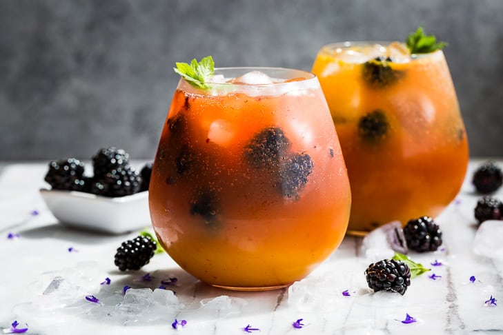 Summer's Best: Probiotic Mango Blackberry Mocktail for Any Occasion